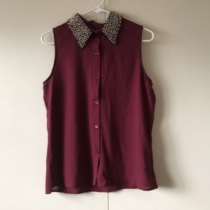 Embroidered collar Too💙